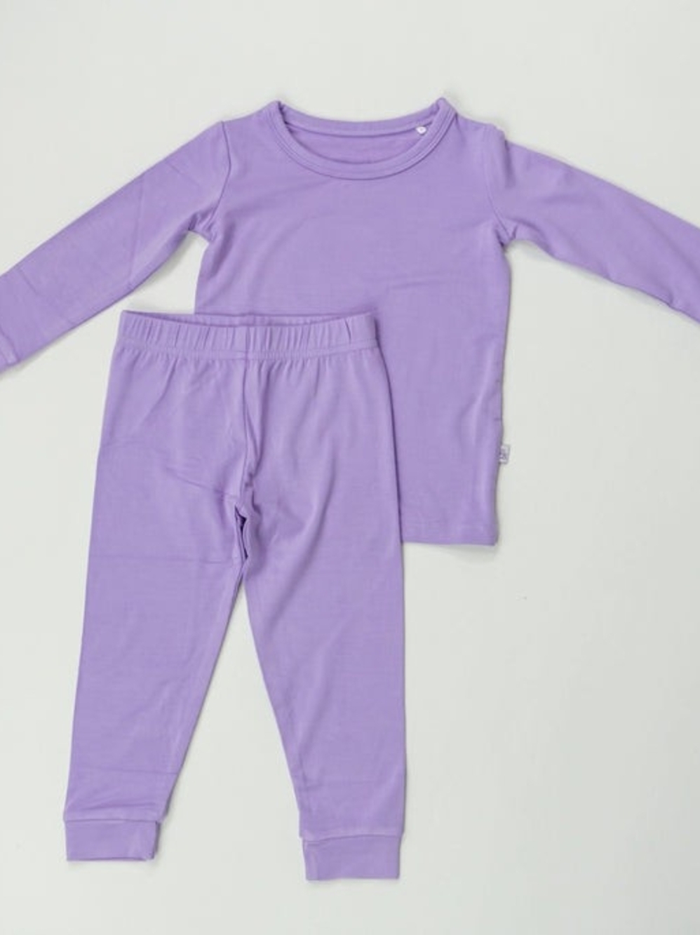 Bamboo Long-Sleeve Lavender Pajama Set